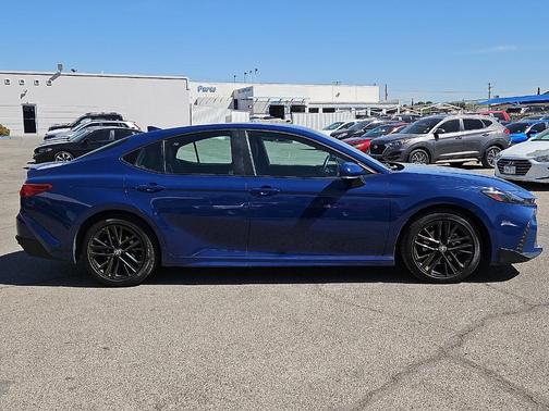 Blue 2025 Toyota Camry SE