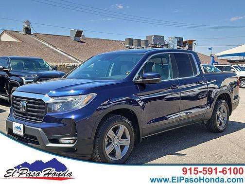 Obsidian Blue Pearl 2021 Honda Ridgeline RTL