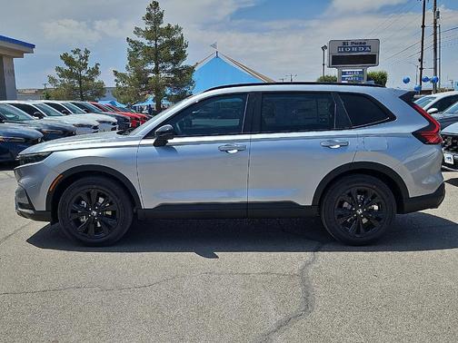 Solar Silver Metallic 2026 Honda CR-V Hybrid Sport Touring