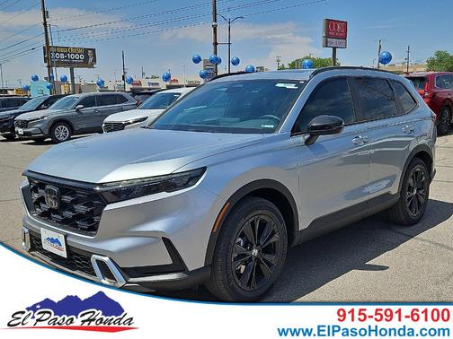 Solar Silver Metallic 2026 Honda CR-V Hybrid Sport Touring