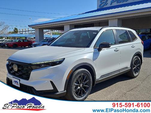 Platinum White Pearl 2026 Honda CR-V Hybrid Sport-L