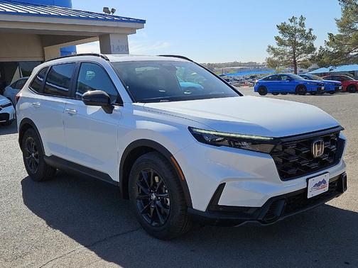 Platinum White Pearl 2026 Honda CR-V Hybrid Sport-L