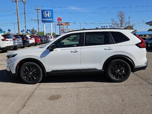 Platinum White Pearl 2026 Honda CR-V Hybrid Sport-L