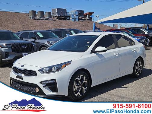Clear White 2020 Kia Forte LXS