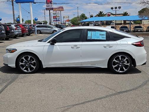 Platinum White Pearl 2026 Honda Civic Hybrid Sport Touring