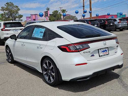 Platinum White Pearl 2026 Honda Civic Hybrid Sport Touring