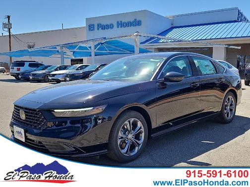 Crystal Black Pearl 2026 Honda Accord Hybrid EX-L