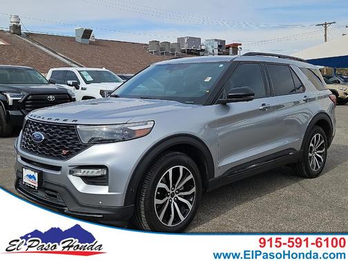 Silver Metallic 2020 Ford Explorer ST