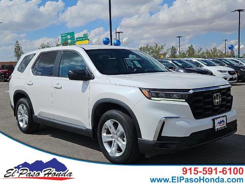 Platinum White Pearl 2024 Honda Pilot LX