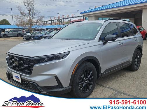Solar Silver Metallic 2026 Honda CR-V Hybrid Sport-L