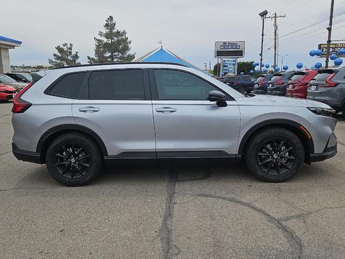Solar Silver Metallic 2026 Honda CR-V Hybrid Sport-L