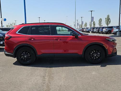 Radiant Red Metallic 2024 Honda CR-V Hybrid Sport-L