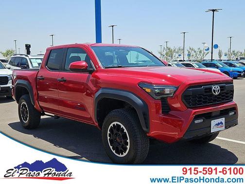 Red 2024 Toyota Tacoma TRD Off Road
