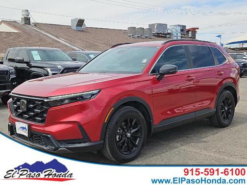 Radiant Red Metallic 2024 Honda CR-V Hybrid Sport