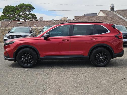 Radiant Red Metallic 2024 Honda CR-V Hybrid Sport