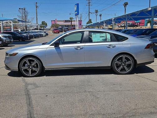 Solar Silver Metallic 2026 Honda Accord Hybrid Sport