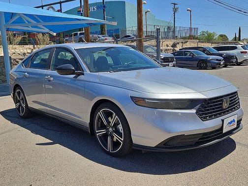 Solar Silver Metallic 2026 Honda Accord Hybrid Sport