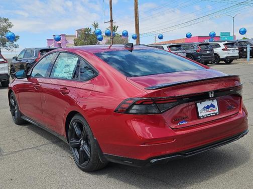 Radiant Red Metallic 2026 Honda Accord Hybrid Sport-L