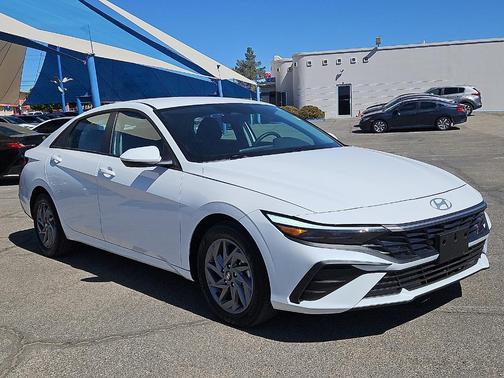 White 2025 Hyundai ELANTRA HEV Blue