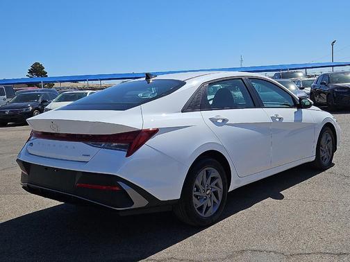 White 2025 Hyundai ELANTRA HEV Blue