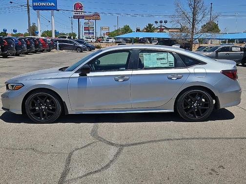 Solar Silver Metallic 2026 Honda Civic Sport