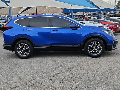 Aegean Blue Metallic 2022 Honda CR-V EX-L