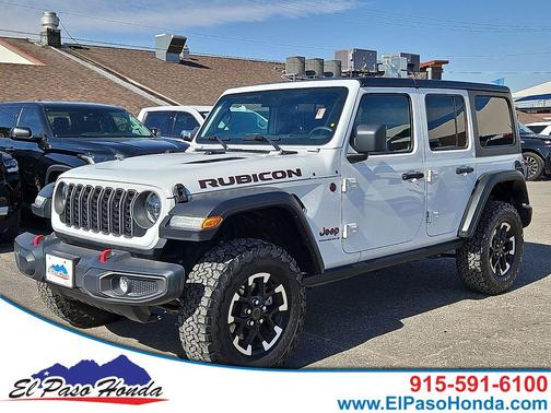 Bright White Clearcoat 2025 Jeep Wrangler Rubicon