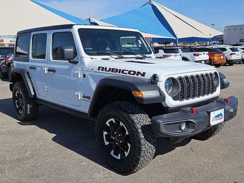 Bright White Clearcoat 2025 Jeep Wrangler Rubicon