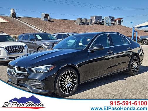 Obsidian Black Metallic 2025 Mercedes-Benz C-Class C 300 4MATIC