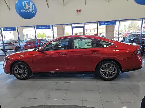 Radiant Red Metallic 2026 Honda Accord Hybrid EX-L