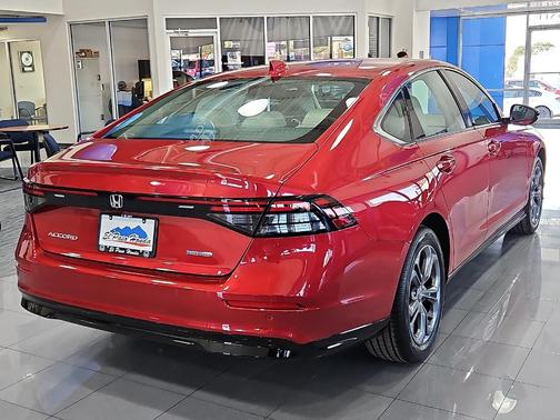Radiant Red Metallic 2026 Honda Accord Hybrid EX-L