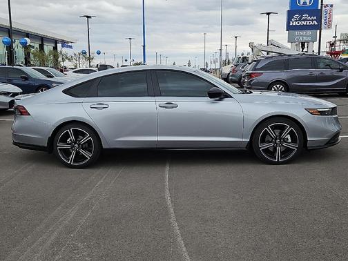 Solar Silver Metallic 2026 Honda Accord Hybrid Sport