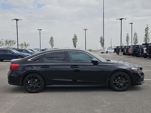 Crystal Black Pearl 2024 Honda Civic LX
