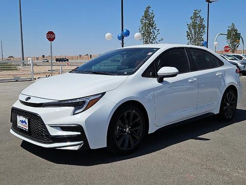 White 2025 Toyota Corolla SE