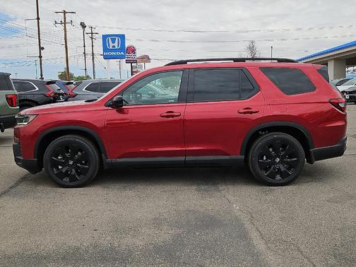Radiant Red Metallic 2026 Honda Pilot Black Edition