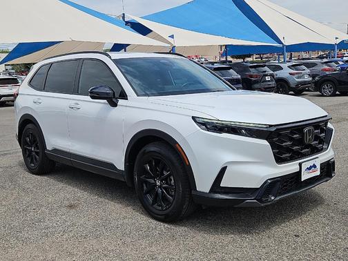 Platinum White Pearl 2026 Honda CR-V Hybrid Sport-L