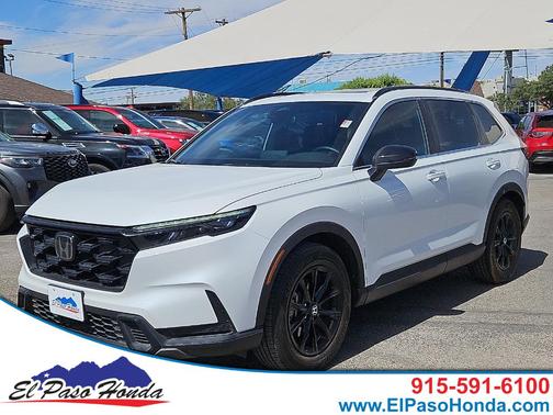 Platinum White Pearl 2025 Honda CR-V Hybrid Sport
