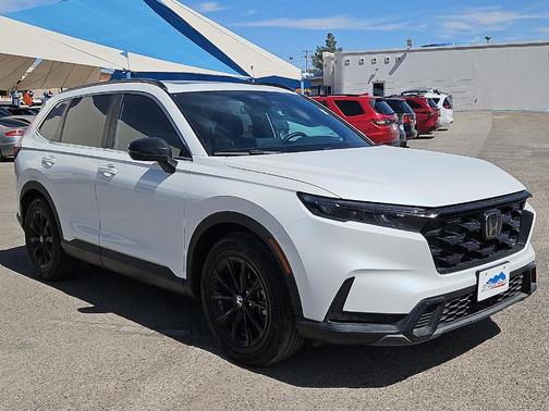 Platinum White Pearl 2025 Honda CR-V Hybrid Sport