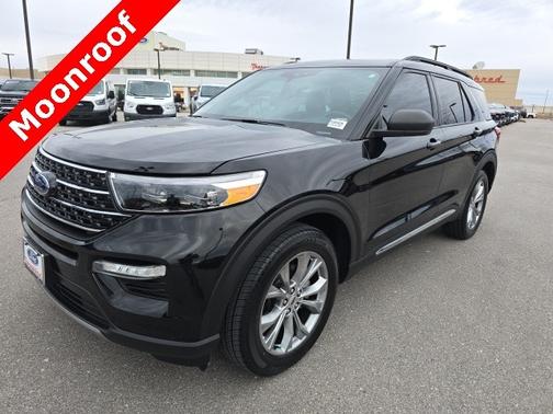 AGATE BLACK METALLIC 2020 Ford Explorer XLT SUV