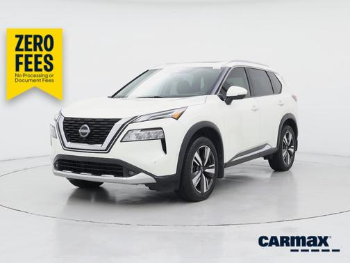 White 2022 Nissan Rogue Platinum
