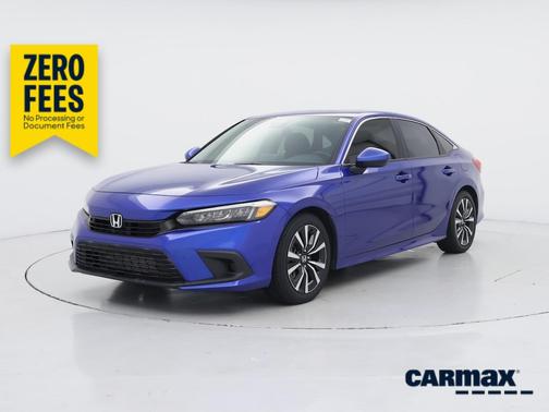 Blue 2022 Honda Civic EX