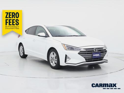 White 2020 Hyundai ELANTRA SEL