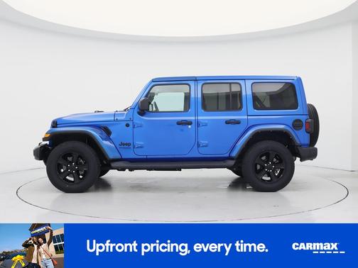 Blue 2021 Jeep Wrangler Unlimited Sahara Altitude