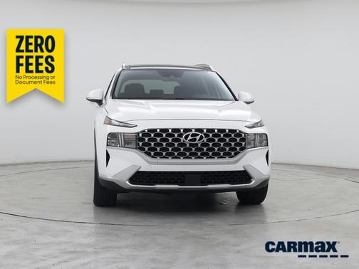 White 2021 Hyundai SANTA FE HEV SEL Premium