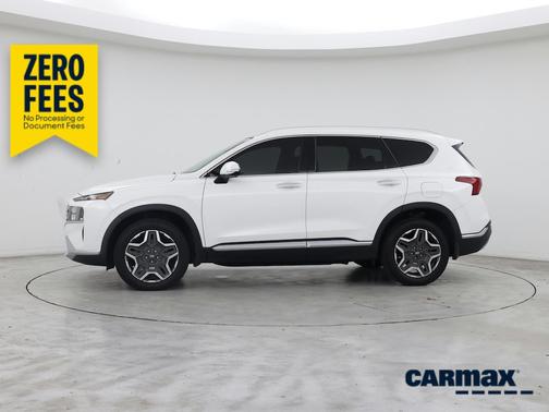 White 2021 Hyundai SANTA FE HEV SEL Premium