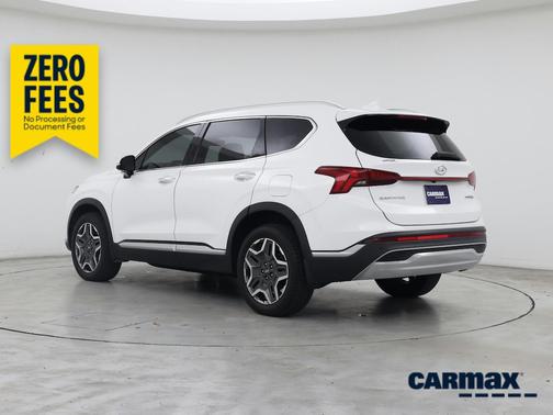 White 2021 Hyundai SANTA FE HEV SEL Premium