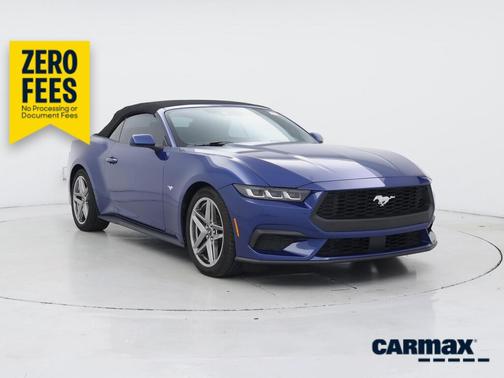 Blue 2024 Ford Mustang Ecoboost Premium