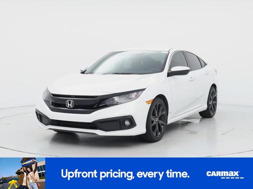 White 2020 Honda Civic Sport