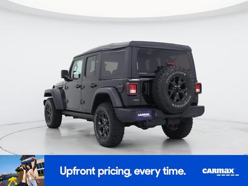 Black 2022 Jeep Wrangler Unlimited Willys