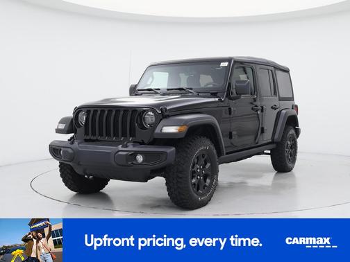 Black 2022 Jeep Wrangler Unlimited Willys